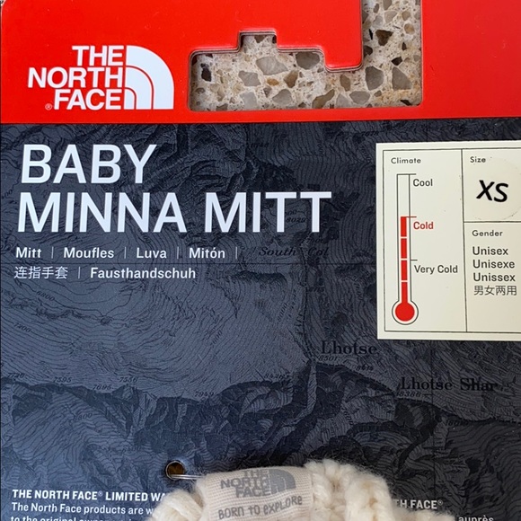 The north face baby  cable minna mitt - Picture 7 of 8